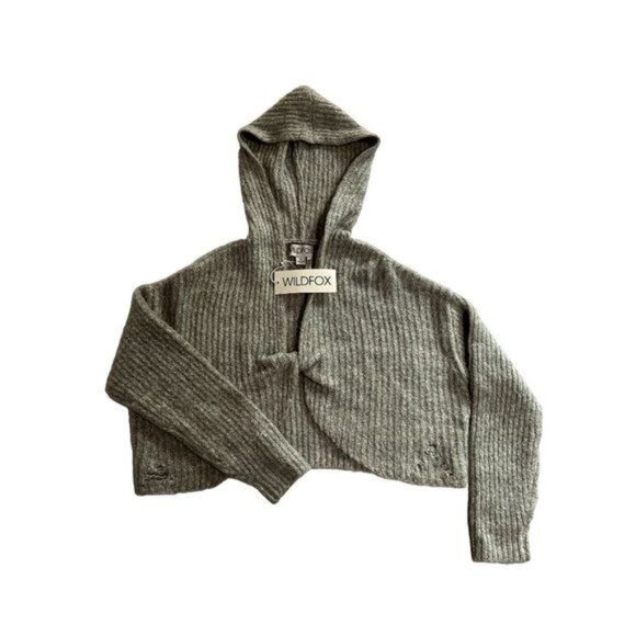 Wildfox Chesire Sweater in Marled Grey - Picture 1 of 3